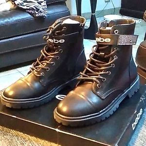 Bebe lace up boots